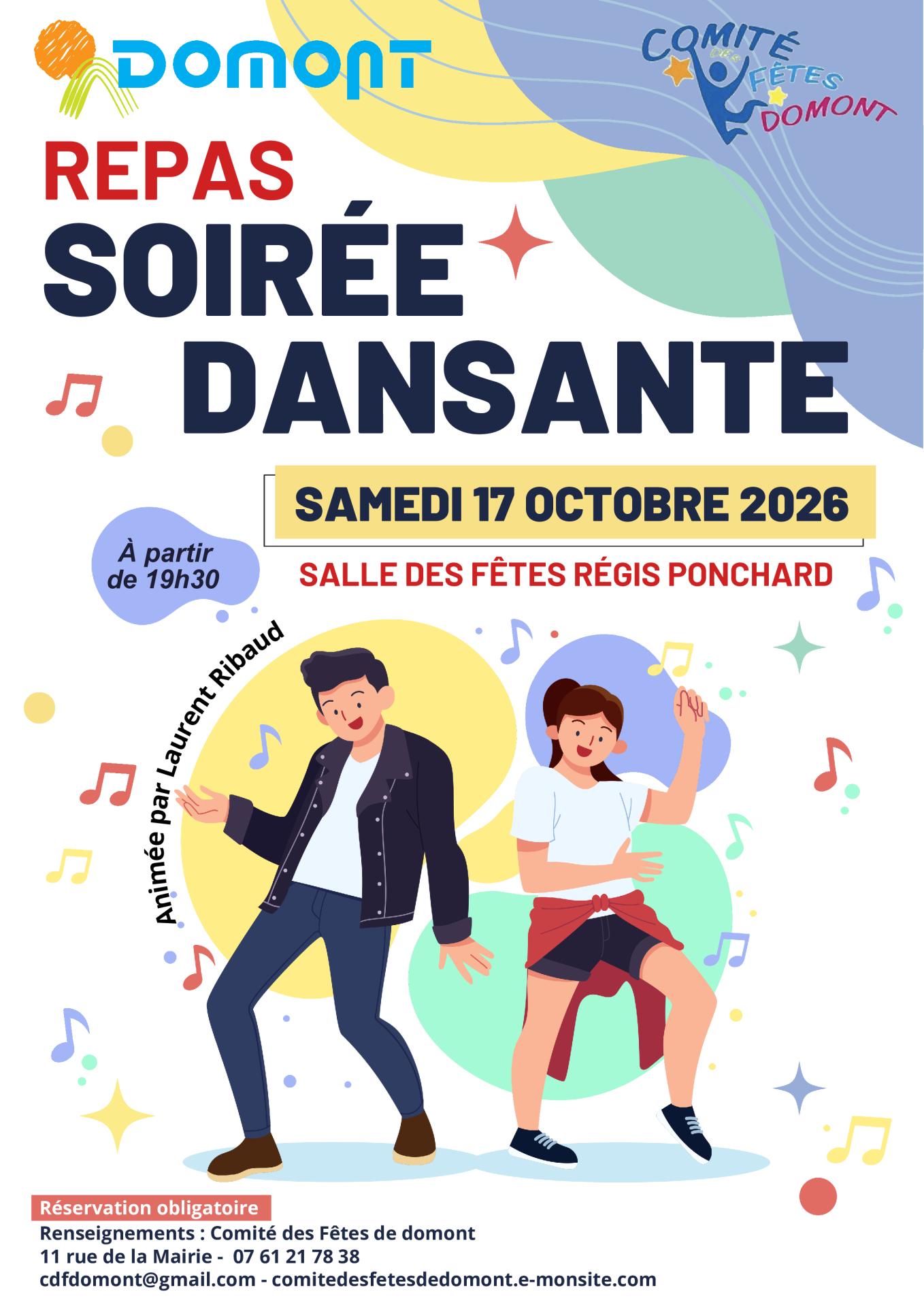 2026 soiree dansante affiche